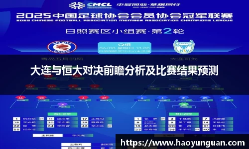 大连与恒大对决前瞻分析及比赛结果预测